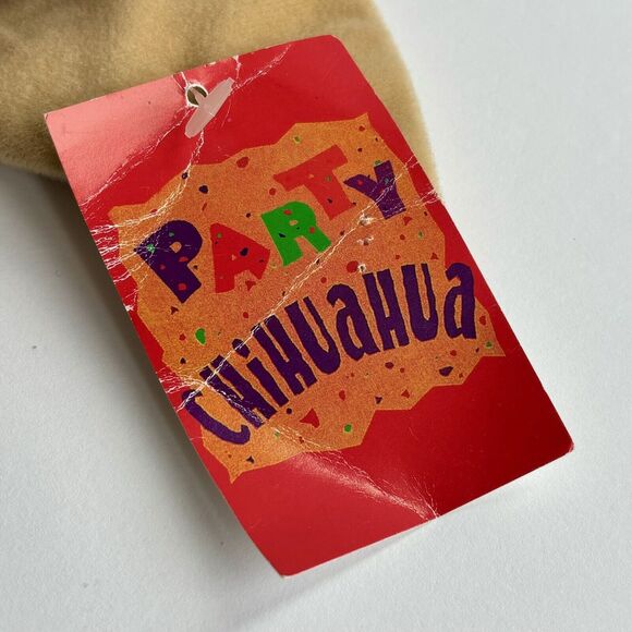 Peek a Boo Toys Party Chihuahua Stuffed Animal Dog Hat and Rose NEW - Picture 6 of 8